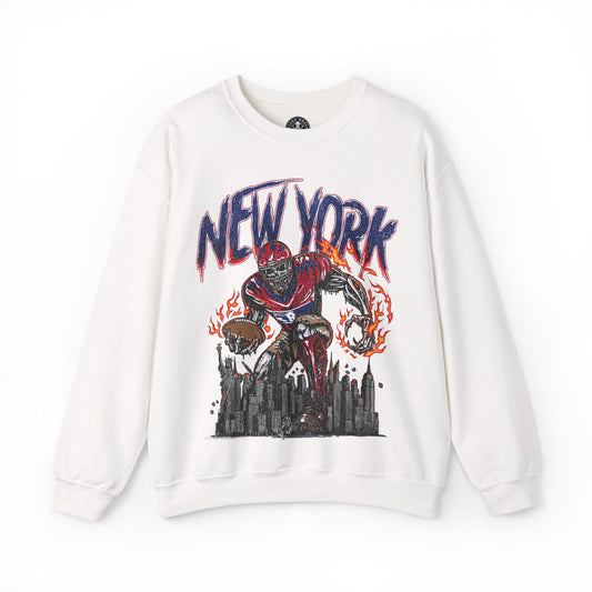 NEW YORK FOOTBALL CREWNECK SWEATSHIRT