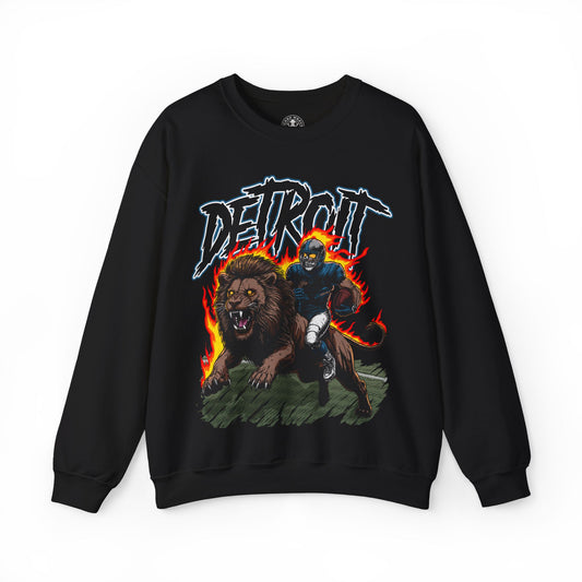 DETROIT FOOTBALL CREWNECK SWEATSHIRT V2