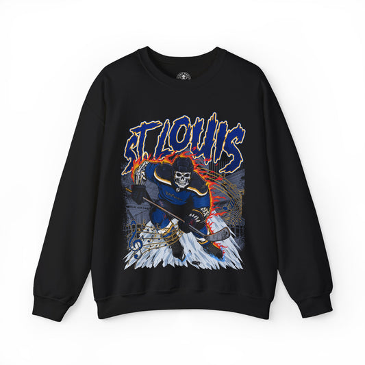 ST. LOUIS HOCKEY CREWNECK SWEATSHIRT