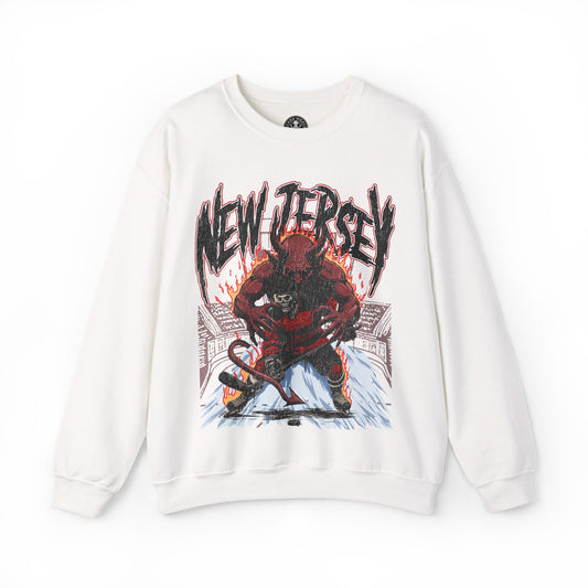 NEW JERSEY HOCKEY CREWNECK SWEATSHIRT