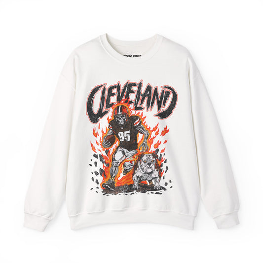 CLEVELAND FOOTBALL CREWNECK SWEATSHIRT