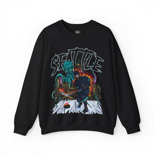 SEATTLE HOCKEY CREWNECK SWEATSHIRT