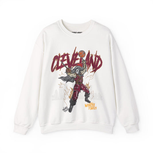CLEVELAND BASKETBALL CREWNECK SWEATSHIRT