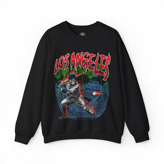 LOS ANGELES BASEBALL CREWNECK SWEATSHIRT