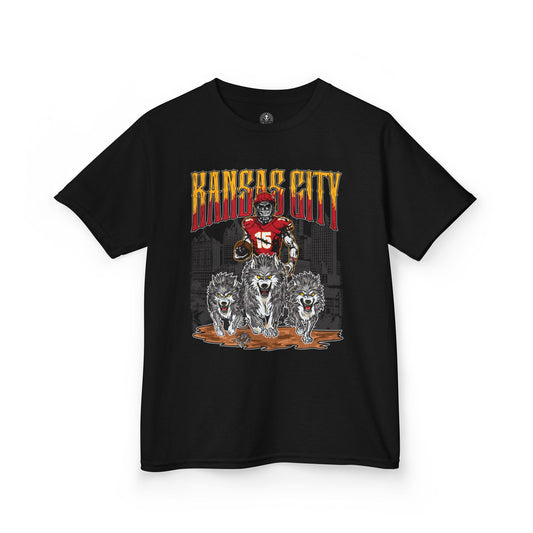 Kansas City Kids Shirt, Youth Football Tee, NFL Team Apparel, Children's Graphic T-Shirt, Sports Fan Top, Chiefs