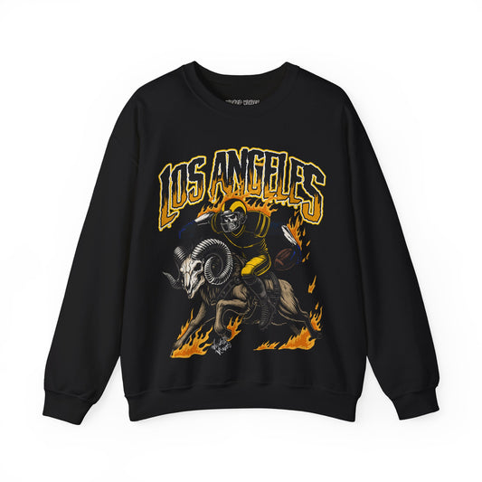LOS ANGELES FOOTBALL CREWNECK SWEATSHIRT