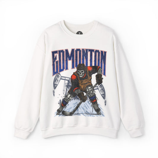 EDMONTON HOCKEY CREWNECK SWEATSHIRT