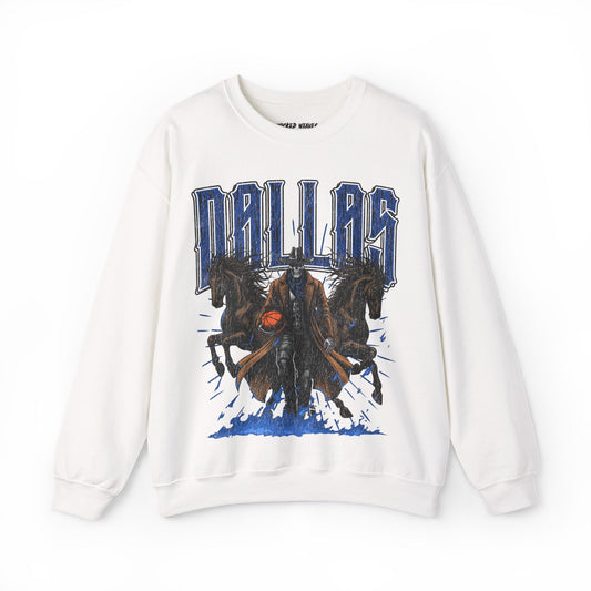 DALLAS BASKETBALL CREWNECK SWEATSHIRT