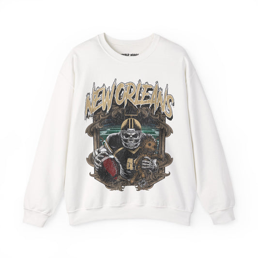 NEW ORLEANS FOOTBALL CREWNECK SWEATSHIRT
