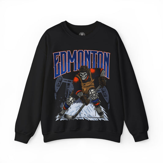 EDMONTON HOCKEY CREWNECK SWEATSHIRT