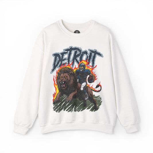 DETROIT FOOTBALL CREWNECK SWEATSHIRT V2
