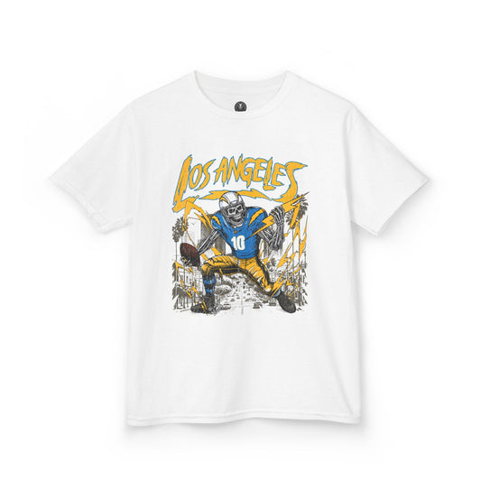 LOS ANGELES Kids Shirt, Youth Football Tee, NFL Team Apparel, Children's Graphic T-Shirt, Sports Fan Top, Chargers