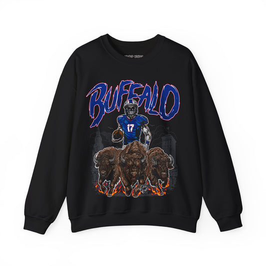 BUFFALO FOOTBALL CREWNECK SWEATSHIRT