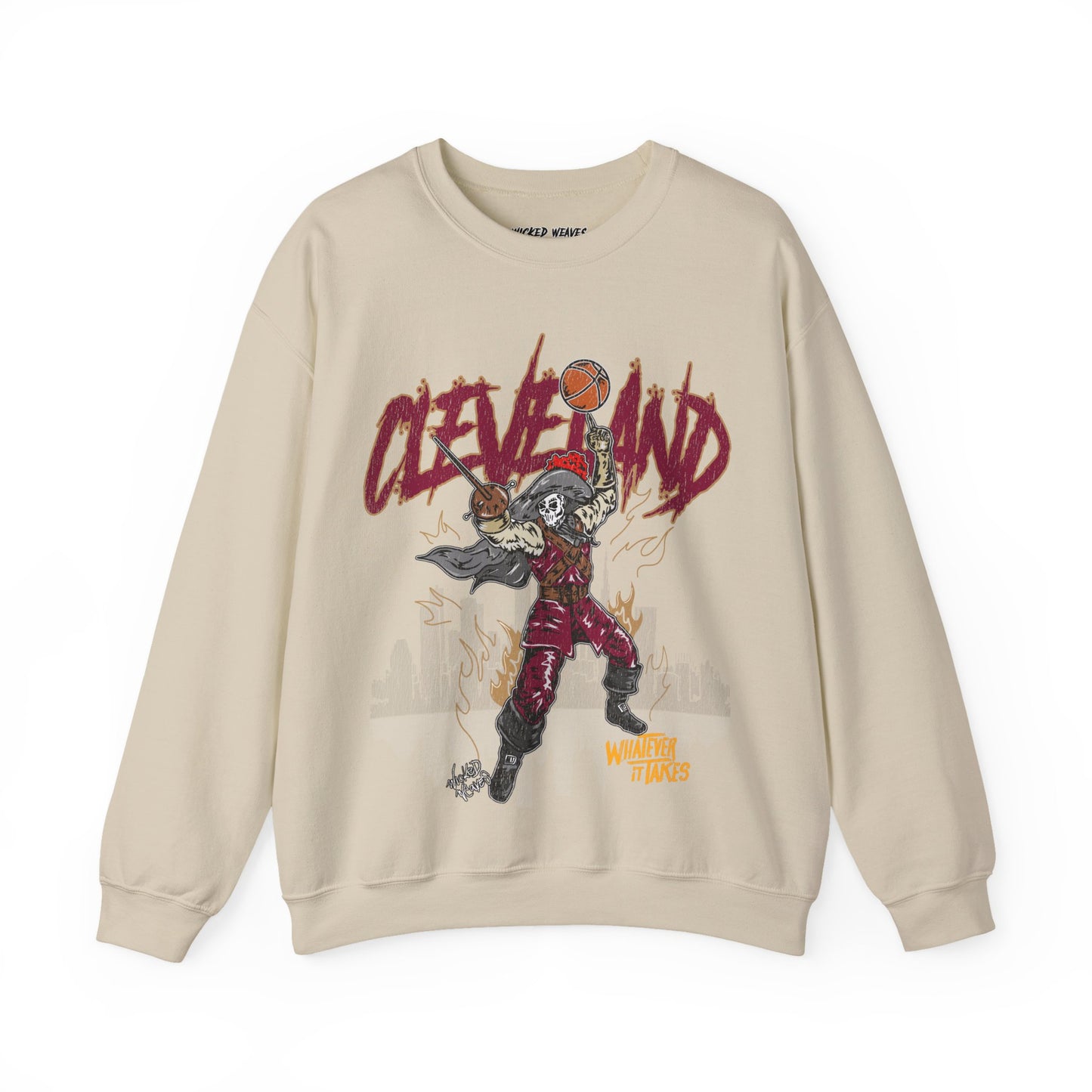 CLEVELAND BASKETBALL CREWNECK SWEATSHIRT