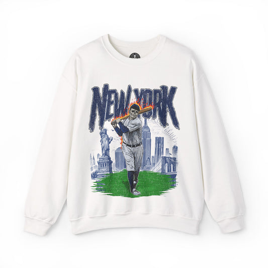 NEW YORK BASEBALL CREWNECK SWEATSHIRT