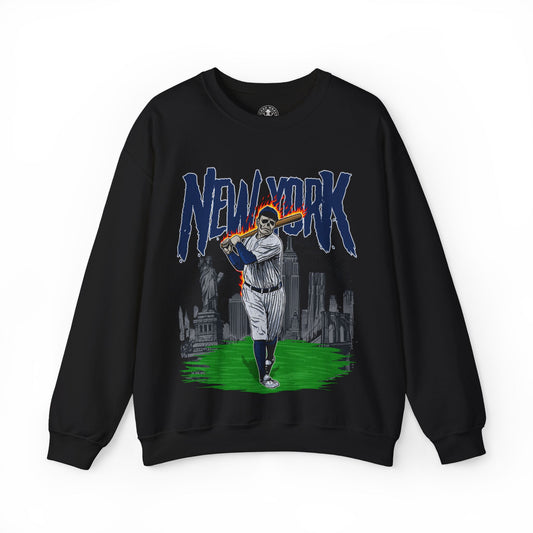 NEW YORK BASEBALL CREWNECK SWEATSHIRT