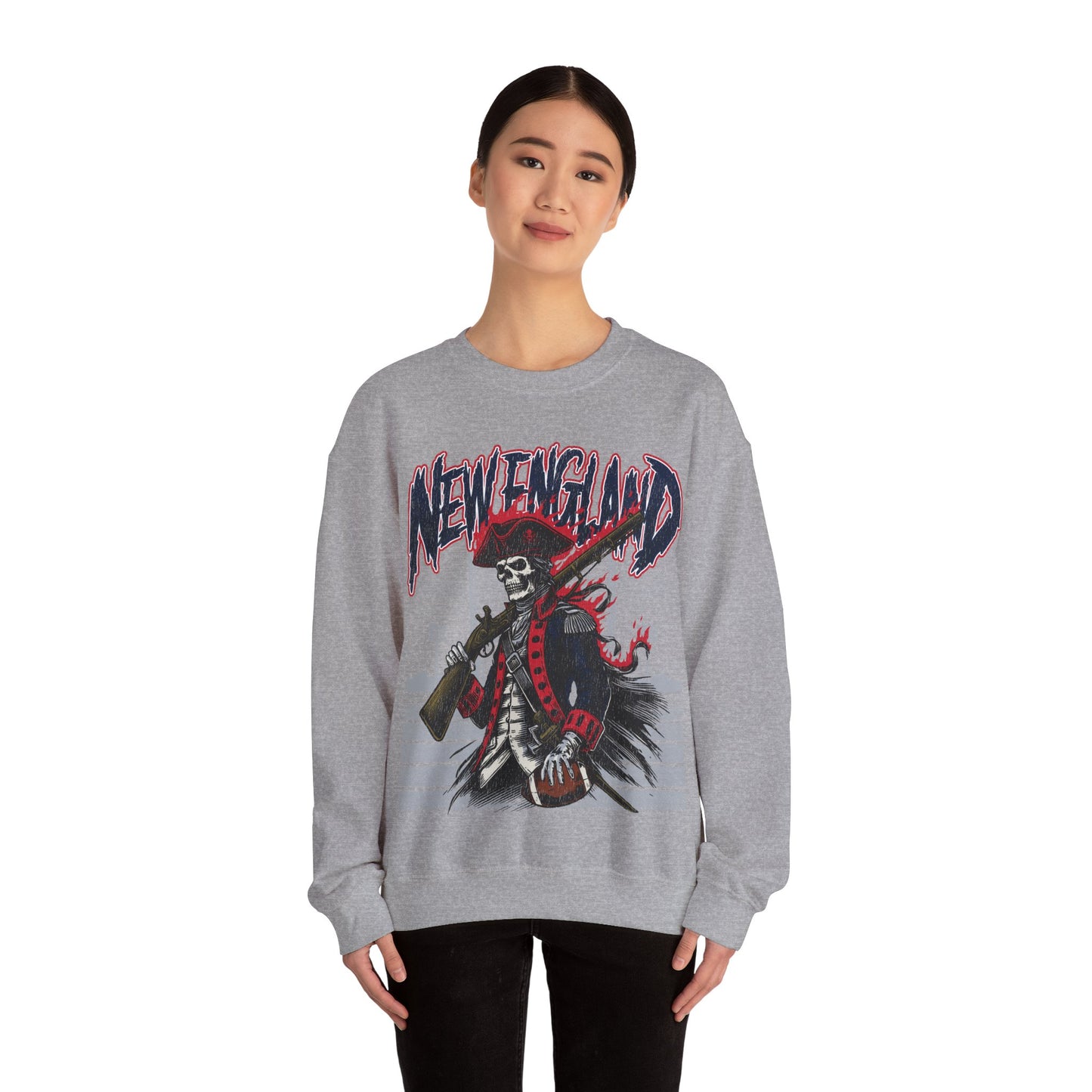 NEW ENGLAND FOOTBALL CREWNECK SWEATSHIRT