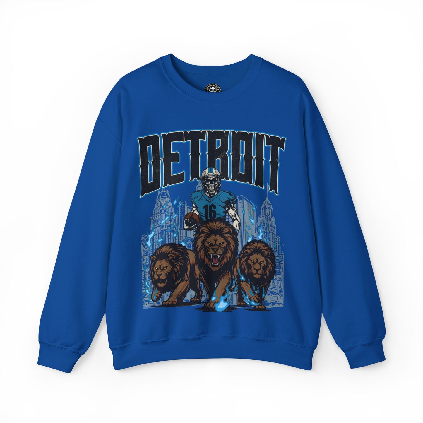 DETROIT FOOTBALL CREWNECK SWEATSHIRT