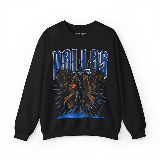 DALLAS BASKETBALL CREWNECK SWEATSHIRT