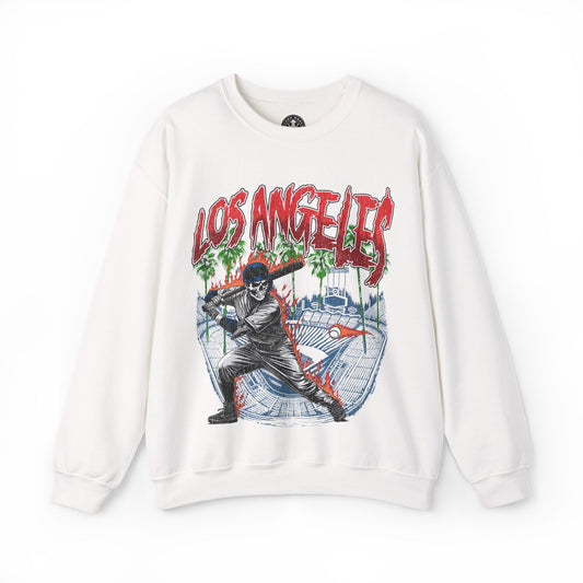 LOS ANGELES BASEBALL CREWNECK SWEATSHIRT
