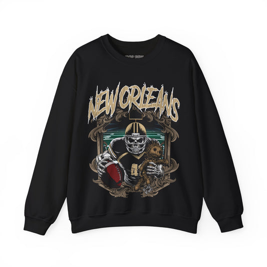 NEW ORLEANS FOOTBALL CREWNECK SWEATSHIRT